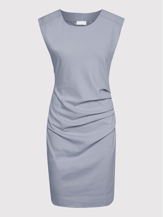 Kaffe Kaffe Kokteilinė suknelė India 501002 Pilka Slim Fit