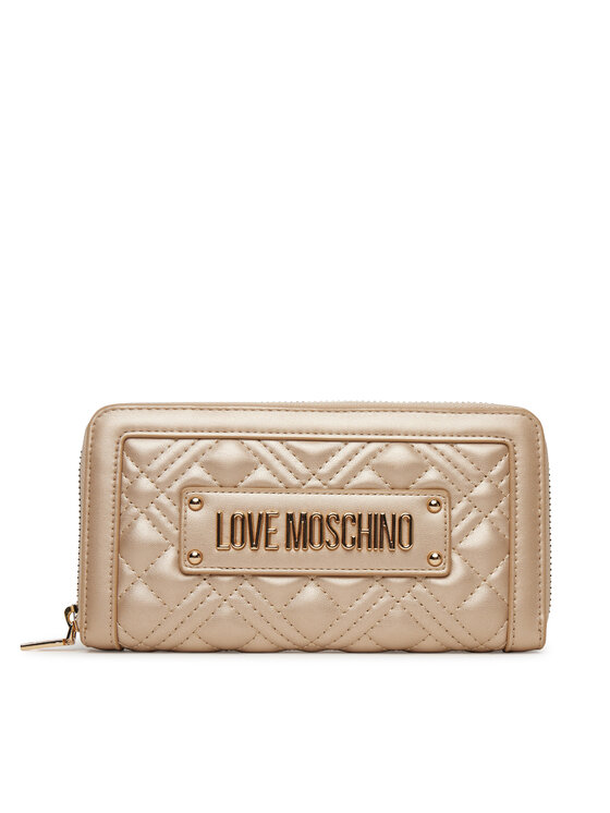 LOVE MOSCHINO Große Damen Geldbörse JC5600PP1MLA196A Goldfarben, Größe 00