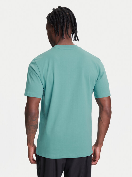 adidas adidas T-shirt Essentials Linear JX5707 Turchese Regular Fit