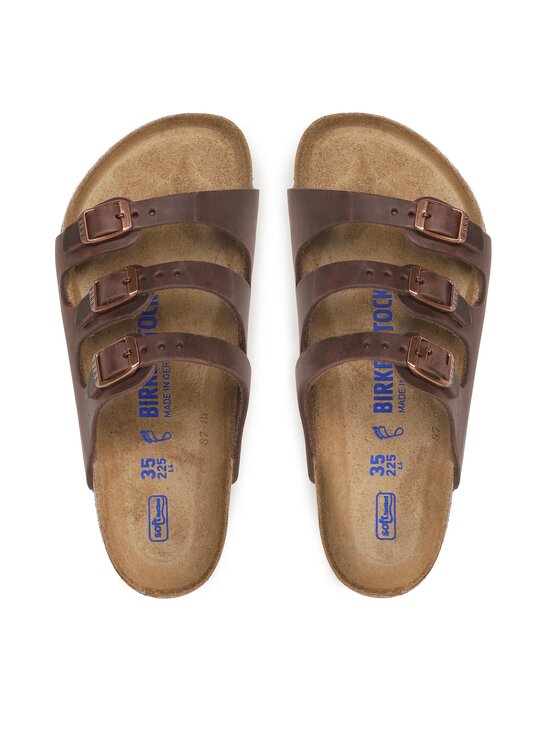 Birkenstock Birkenstock Klapki Florida 53901 Brązowy