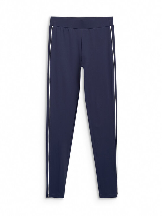 4F 4F Legginsy PREMIUM CLUB Granatowy Slim Fit