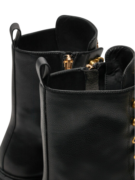 TWINSET TWINSET Schnürstiefeletten 242TCP072 Schwarz