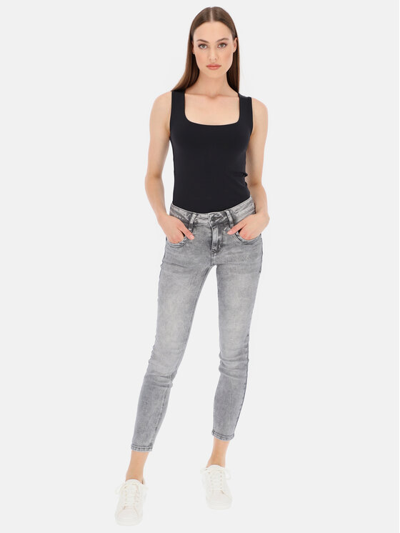 Red Button Red Button Jeansy Sissy Szary Slim Fit
