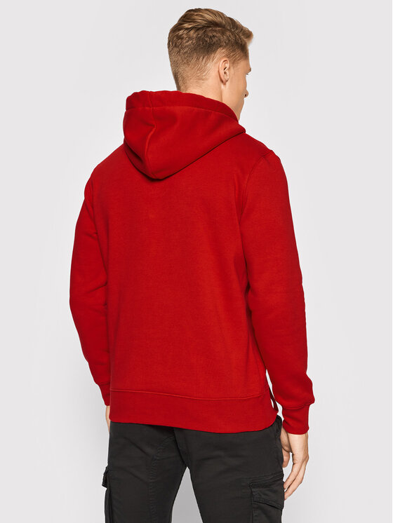Alpha Industries Alpha Industries Pulóver Basic 178312 Piros Regular Fit