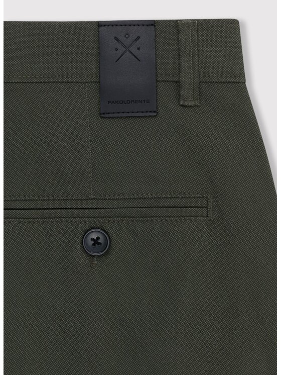 Pako Lorente Pako Lorente Spodnie materiałowe P24SF-WX-001 Zielony Slim Fit