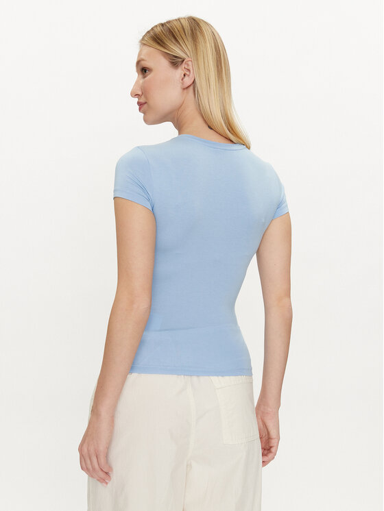 Gina Tricot Gina Tricot T-shirt 21287 Svijetloplava Slim Fit