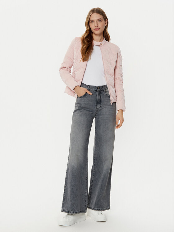 Guess Guess Pernata jakna W5RL00 WGV30 Ružičasta Regular Fit