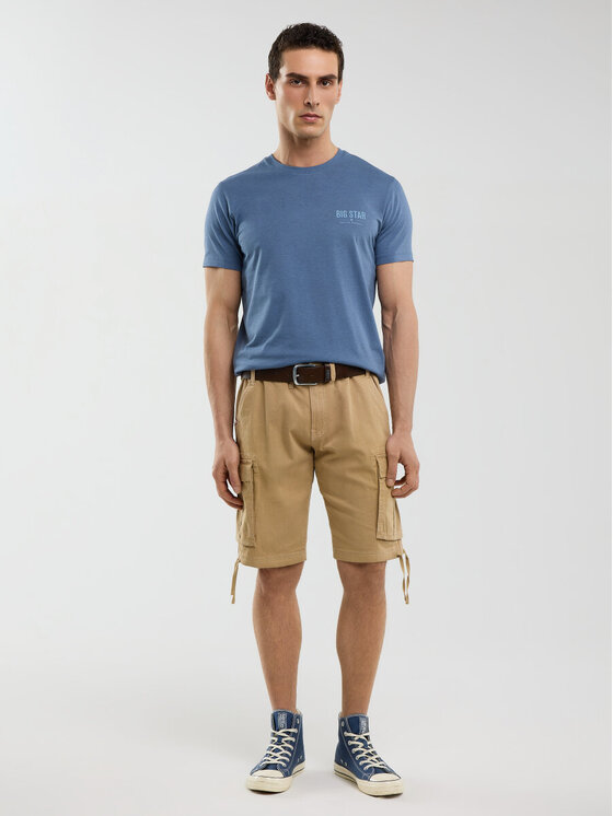 BIG STAR BIG STAR T-Shirt BRUNOMI_402_150 Niebieski Basic Fit