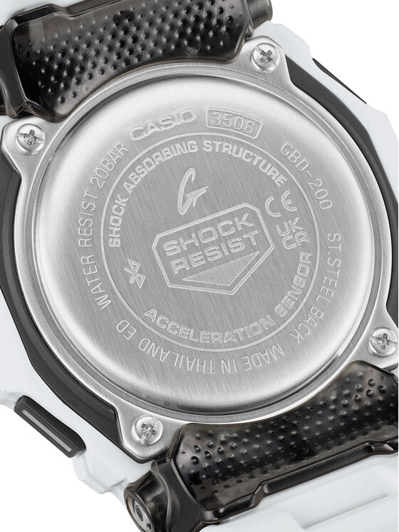 G-Shock G-Shock Ročna ura G-Squad GBD-200-7ER Bela