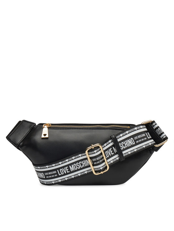 LOVE MOSCHINO LOVE MOSCHINO torba za okoli pasu JC4223PP0MKF0000 Črna