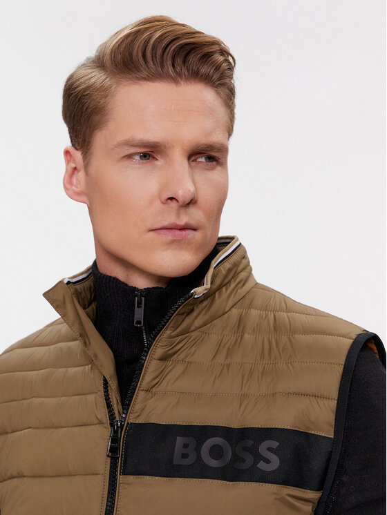 BOSS Boss Prsluk Darolan 50464300 Smeđa Regular Fit