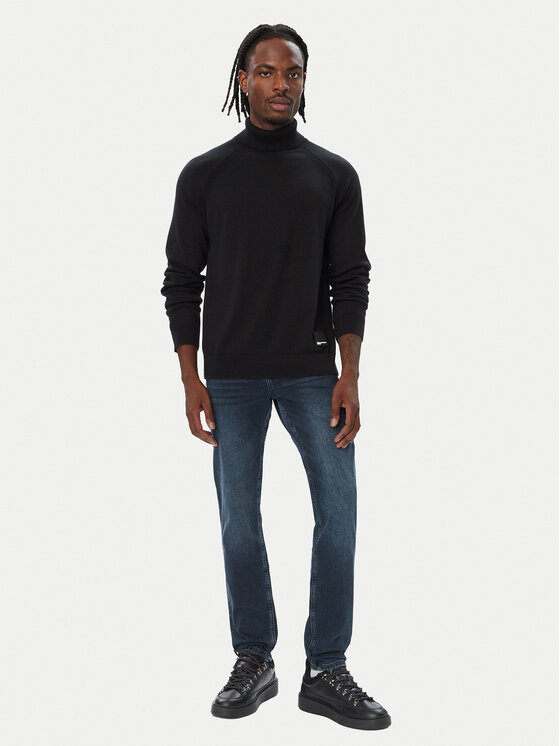 Karl Lagerfeld Jeans Karl Lagerfeld Jeans Rolák B3M18001 Čierna Regular Fit
