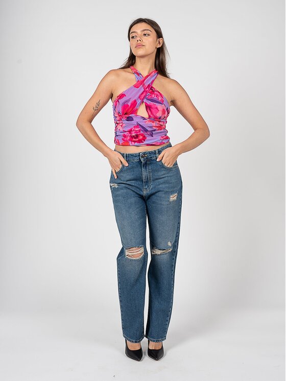 PINKO PINKO Jeansy 1J10VK Y84F Modrá Regular Fit