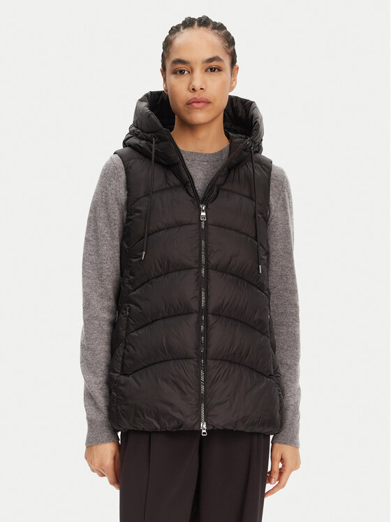 Geox Geox Sportovní vesta Bleyze W5528C T3146 F9000 Černá Regular Fit