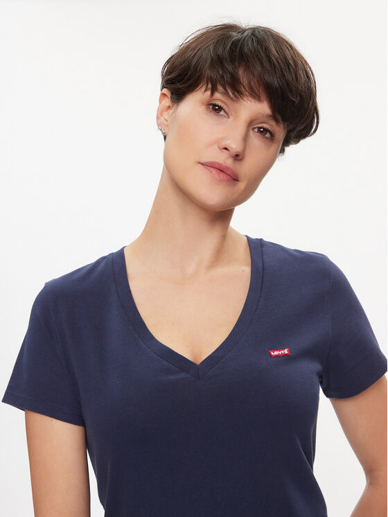 Levi's® Levi's® Tričko Perfect 85341-0064 Tmavomodrá Regular Fit