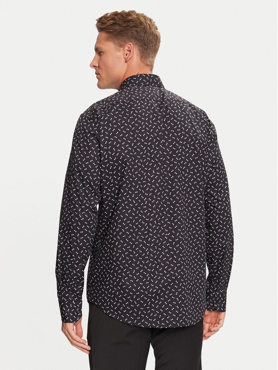 BOSS Boss Srajca H-Joe 50527626 Črna Slim Fit