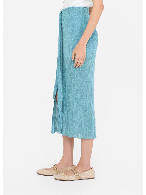 Liu Jo Liu Jo Gonna midi CF5182MS85OA4353 Celeste Regular Fit