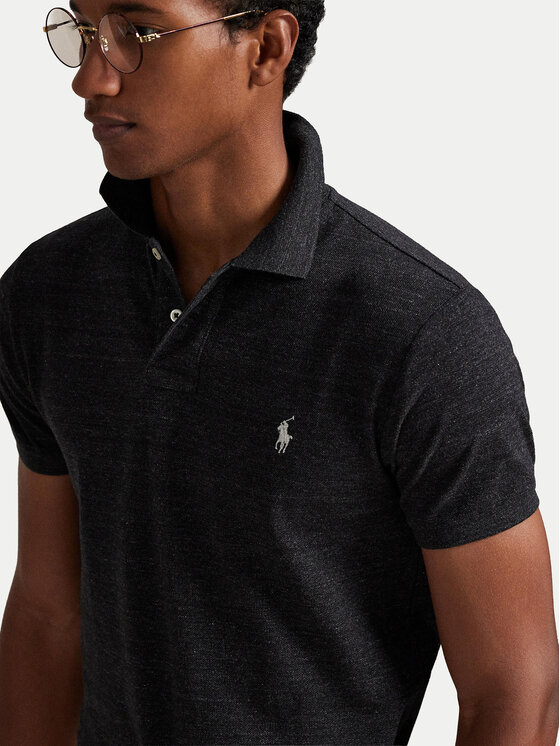 Polo Ralph Lauren Polo Ralph Lauren Поло 710536856107 Чорний Slim Fit