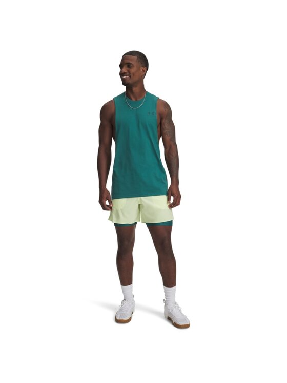 Under Armour Under Armour Szorty sportowe 6009868 Żółty Regular Fit