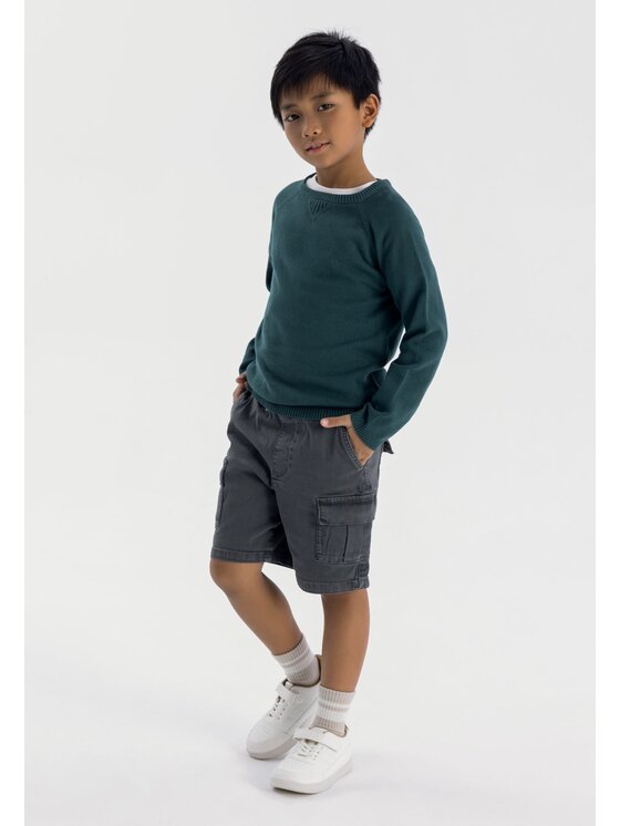 MINOTI MINOTI Sweter 11JUMPER 1 Zielony Regular Fit