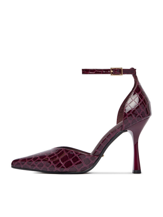 DeeZee DeeZee Pantofi cu toc subțire CEO-LS6049-10 Vișiniu
