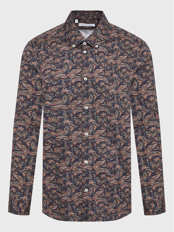 Manuel Ritz Manuel Ritz Риза 3332E603L 223758 Тъмносин Regular Fit