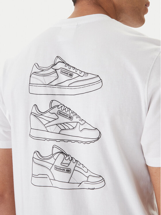 Reebok Reebok T-shirt Greyson RK25568CCM Bianco Regular Fit