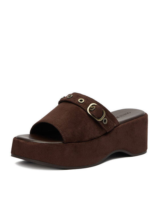 Guess Jeans Guess Jeans Plätud CEO-HY20091-1 Pruun