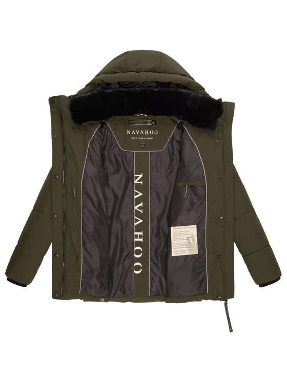 Navahoo Navahoo Kurtka zimowa Sag Ja Zielony Regular Fit