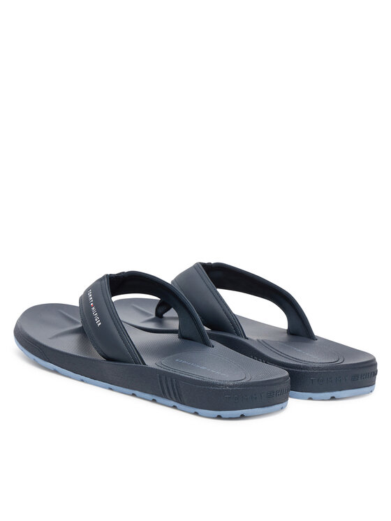 Tommy Hilfiger Tommy Hilfiger Čības uz pirksta Molded Comfort Th Beach Sandal FM0FM05508 Tumši zils