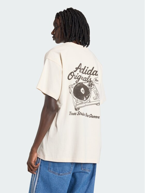 adidas adidas T-Shirt 163030 Biały Oversize