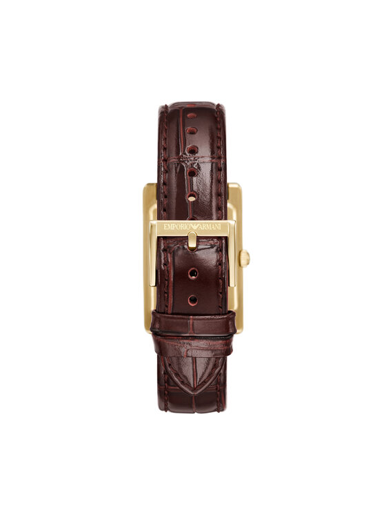 Emporio Armani Emporio Armani Ročna ura Gino AR11665 Rjava