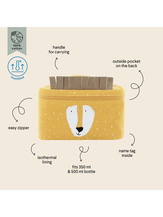 Trixie Baby Trixie Baby Torba termiczna Termiczny Lunch Box - Lew Żółty