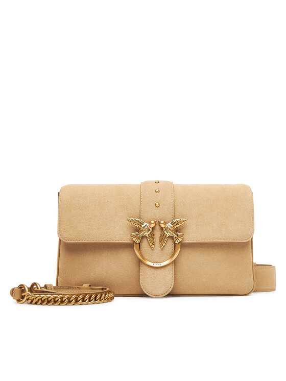 Geantă PINKO Love One Classic Slouchy Fl PE 25 PLTT 104524 A2CC Bej