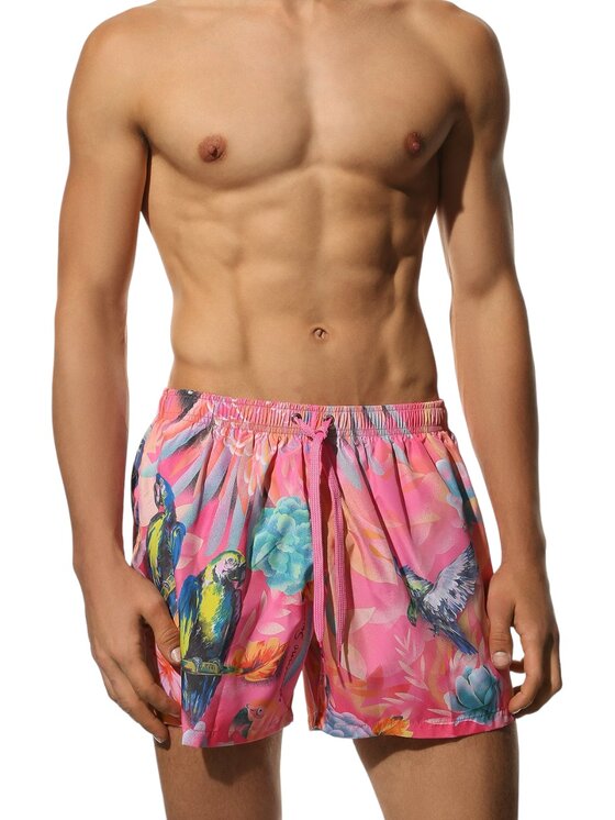 MOSCHINO Costume da bagno Costume Moschino uomo parrots Rosa