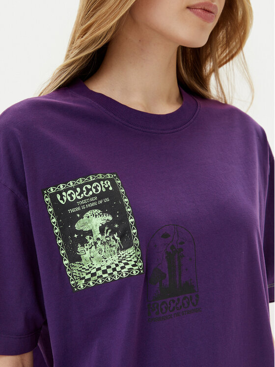 Volcom Volcom Rochie de zi Filip Rygalski B1312516 Violet Loose Fit