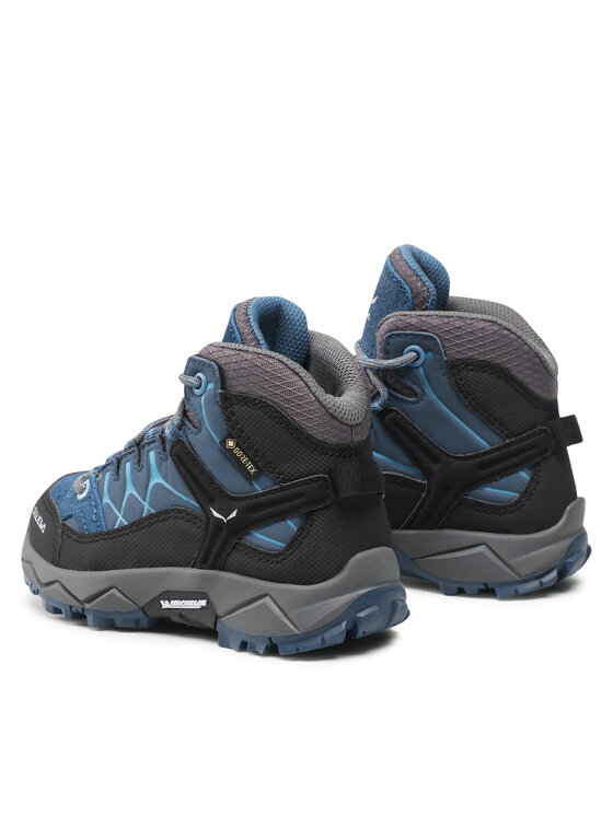 Salewa Salewa Pārgājienu apavi Jr Alp Trainer Mid Gtx GORE-TEX 64010-0365 Zils