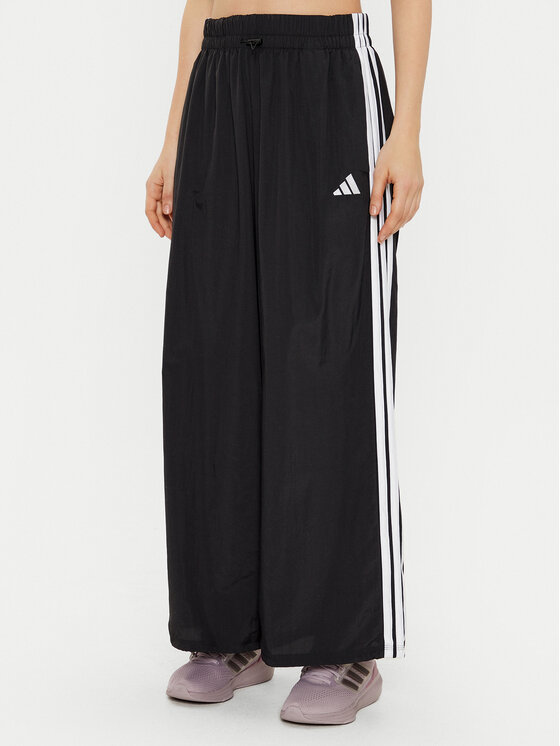 adidas Pantaloni trening Essentials 3-Stripes JE1306 Negru Loose Fit
