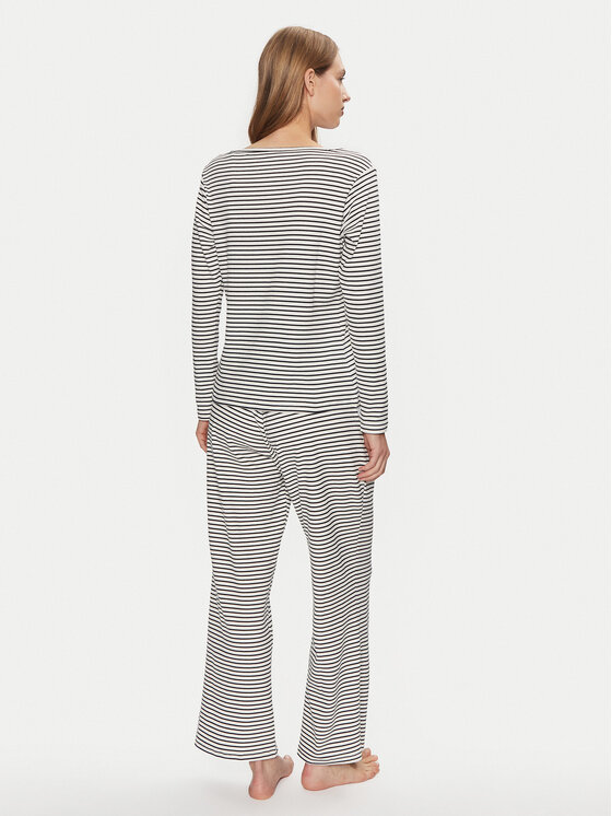 Tommy Hilfiger Tommy Hilfiger Piżama UW0UW05556 Granatowy Regular Fit
