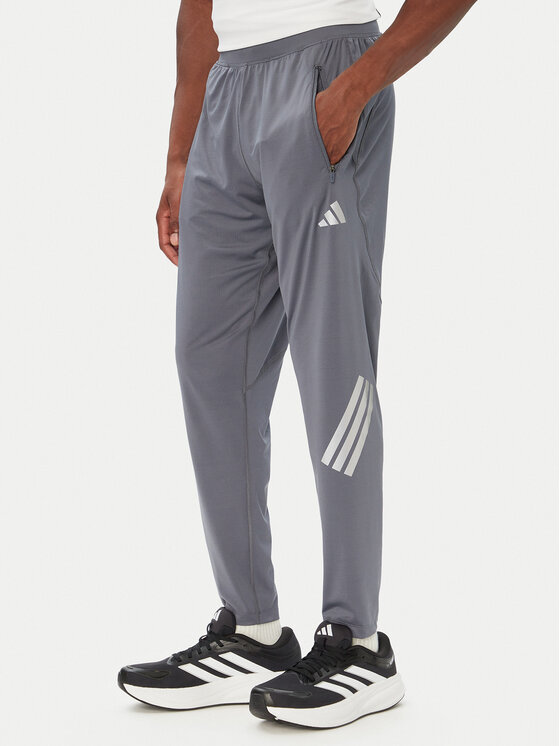adidas adidas Spodnji del trenirke Adi365 Iconic KS5806 Temno siva Regular Fit