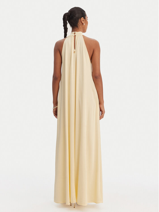 Fracomina Fracomina Poletna obleka FR26SD3016W41301 Rumena Relaxed Fit