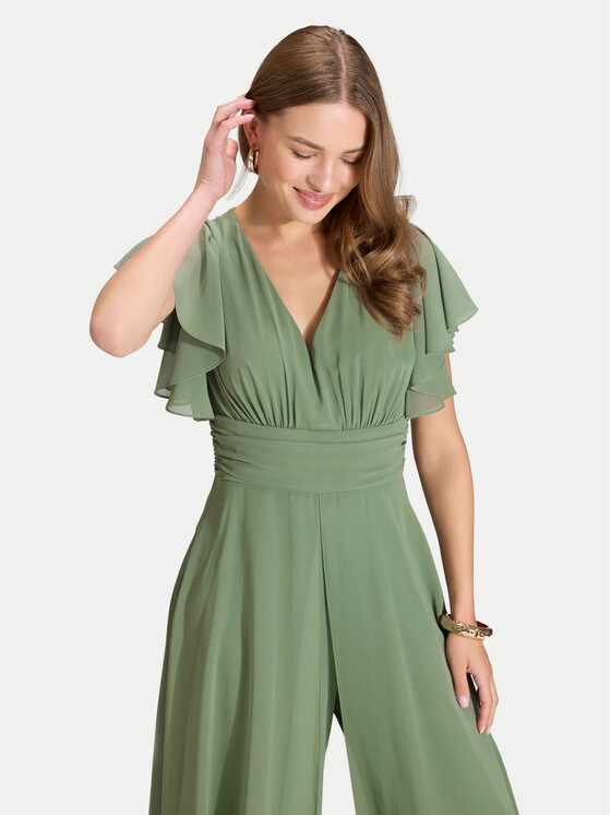 Swing Swing Salopetă 3AJ00400 Verde Regular Fit