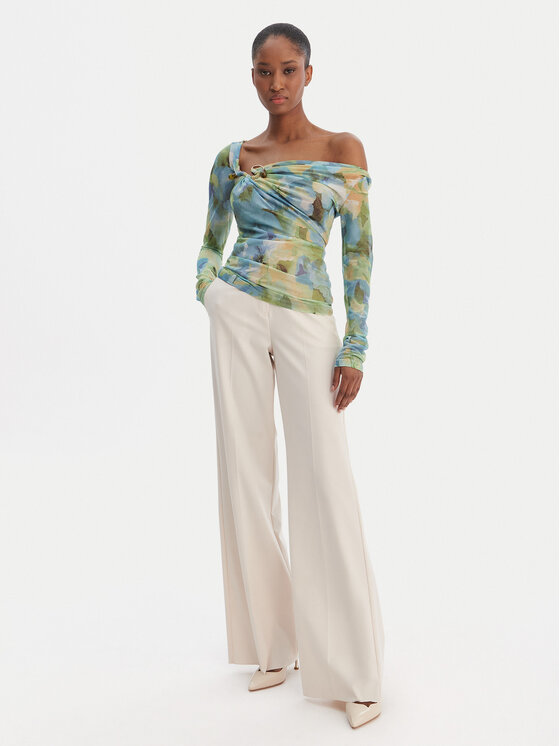 Bardot Bardot Blūze Marisol 60306TB Zaļš Slim Fit