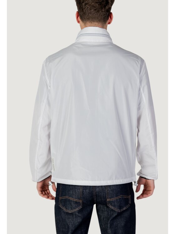 Armani Exchange Armani Exchange Giacca di pelle 8NZB07 ZNWFZ Bianco Casual Fit