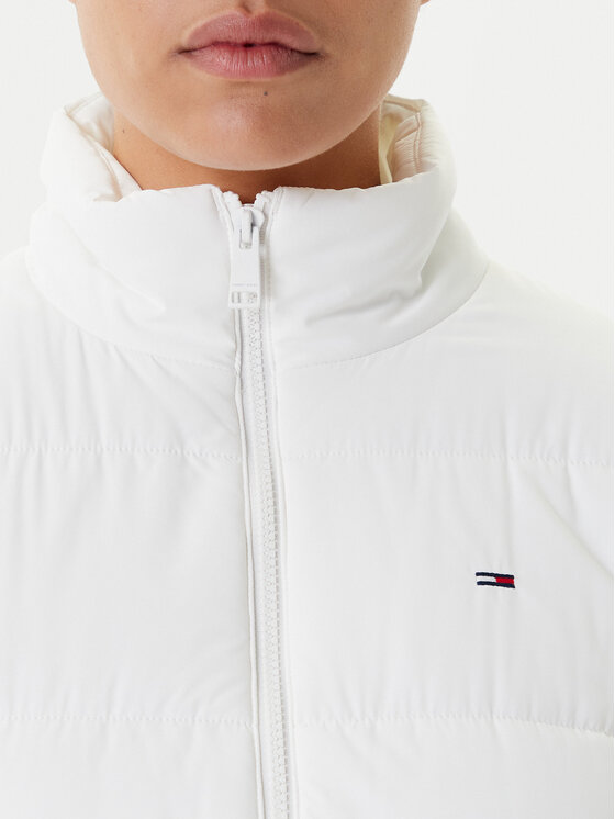 Tommy Jeans Tommy Jeans Kevad-sügis jope DW0DW20958 Valge Regular Fit