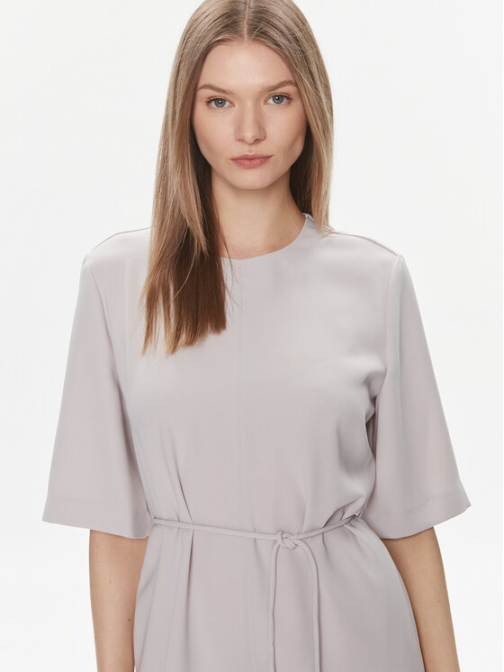 Calvin Klein Calvin Klein Ежедневна рокля K20K206375 Сив Regular Fit