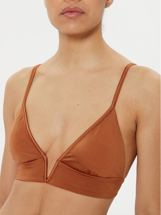Maaji Maaji Bikini partea de sus Satin Umber Parade PT3189SLG007 Maro