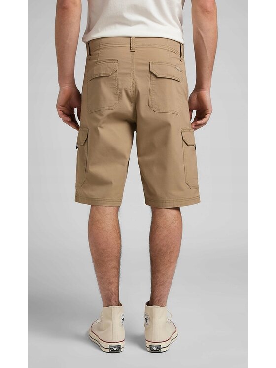 Lee Lee Szorty materiałowe XM Crossroad Cargo Short Extreme Motion Beżowy Cargo Fit