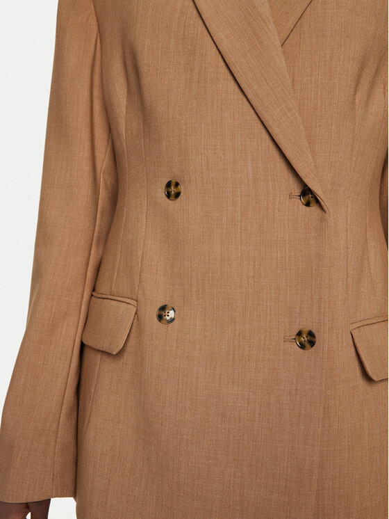 Herskind Herskind Švarkas Laila 5411177 Smėlio Slim Fit