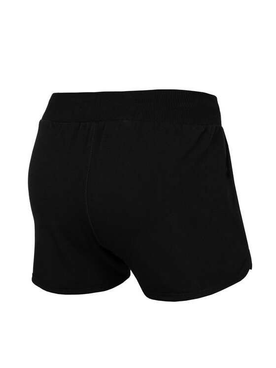 PITBULL PITBULL Szorty sportowe Szorty damskie French Terry Florida M Czarny Regular Fit